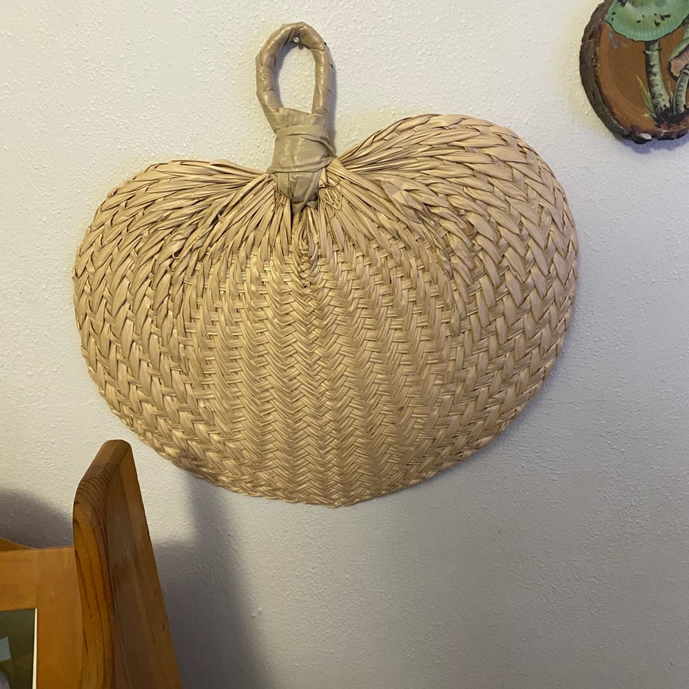Woven Heart-Shaped Wall Decor